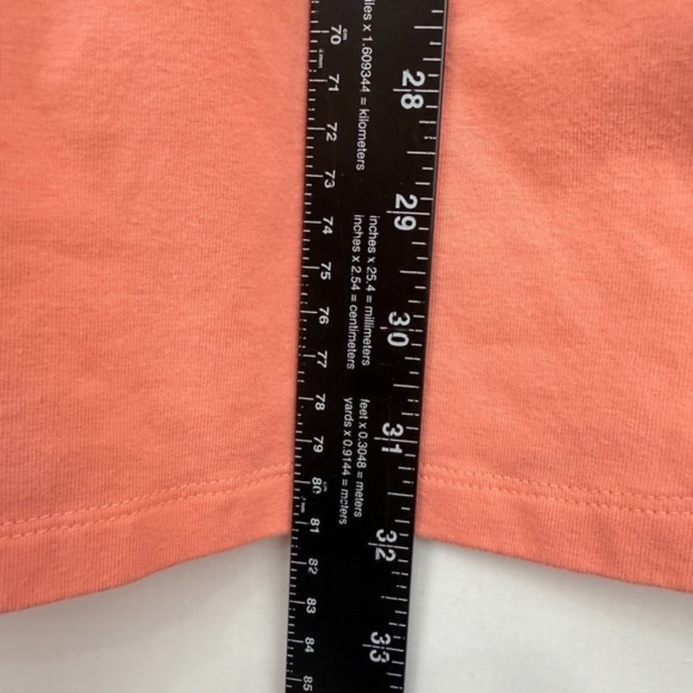 PINK Victoria's Secret Active Dress Size M Peach Cosmo Logo Cotton Sleeveless VS - Picture 7 of 11